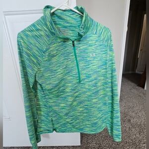 Women's Under Armour Green and Blue Pullover